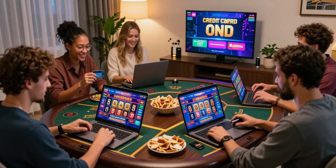 Engaged players exploring online credit card casinos at dea.org.uk, showcasing excitement and dynamic gameplay.