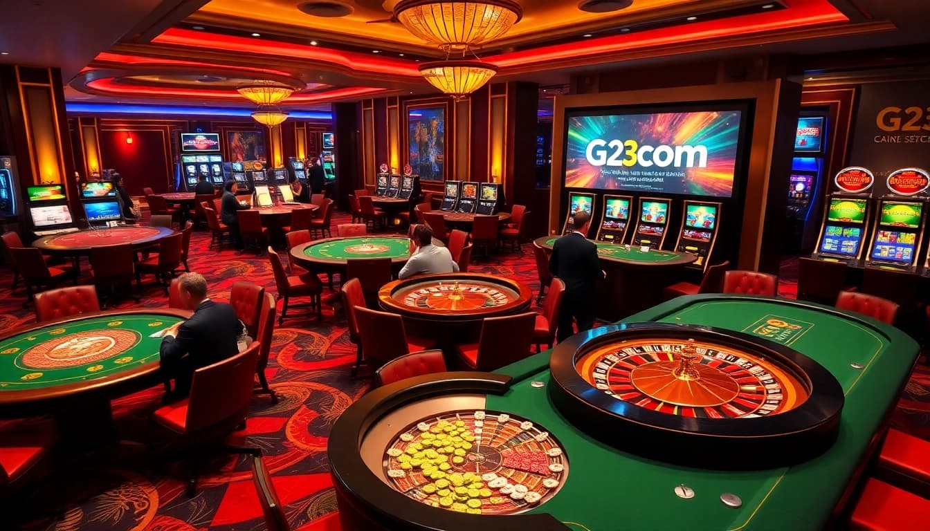 Experience thrilling gameplay at g28 com with vibrant casino tables and interactive online betting.