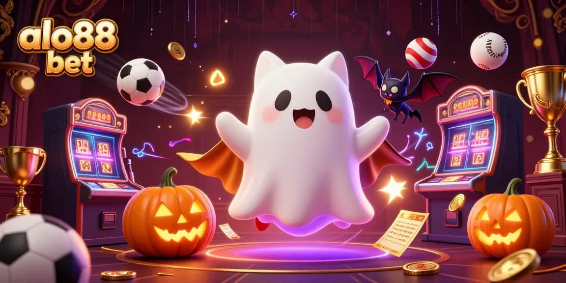 Experience thrilling gameplay with alo88 bet in an exciting haunted casino scene.