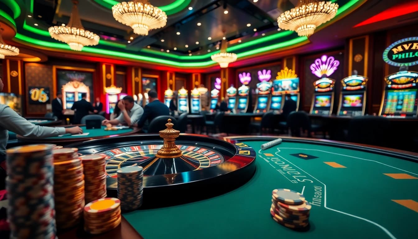 Experience the thrill of online gaming with the best at https://phtayab.com/ featuring poker tables and slot machines.