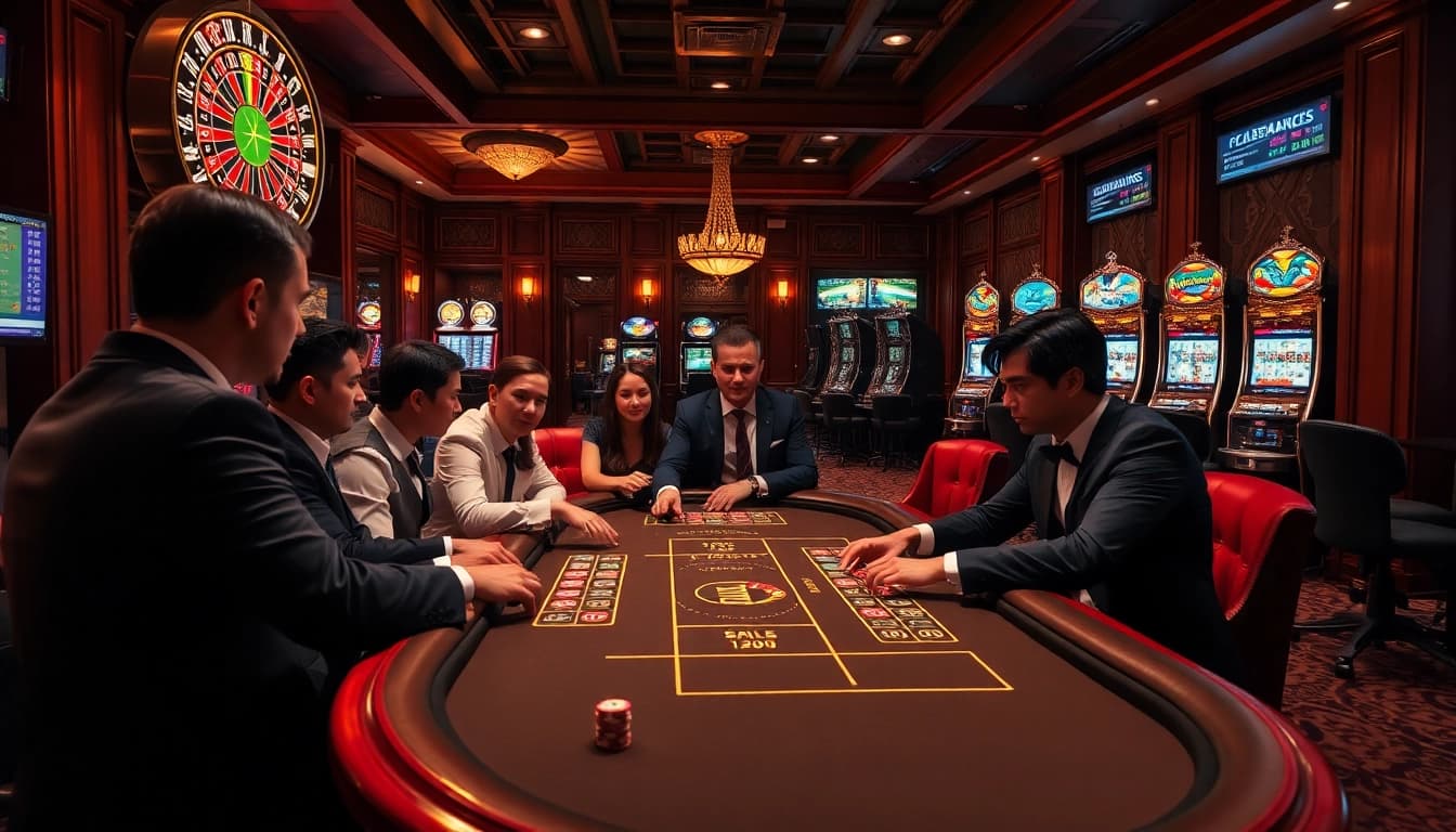 Engage in thrilling play at https://abc8.movie/ featuring luxurious casino tables and vibrant slot machines.