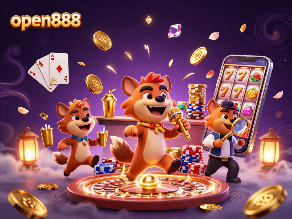 Experience laughter and excitement at open888 with a comedy casino featuring stand-up hyenas.
