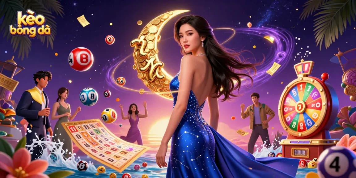 Engage with kèo bóng đá through a vibrant 3D illustration showcasing thrilling gambling elements.