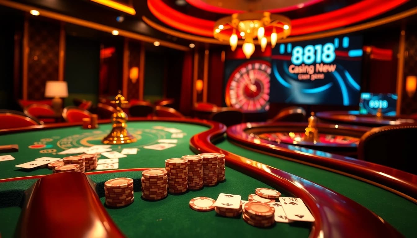 Experience thrilling gaming at 888 new casino tables with vibrant atmosphere and polished chips.