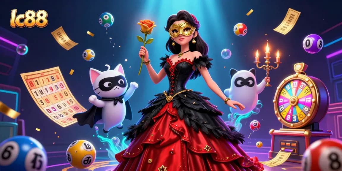 Engage with lc88's exciting lottery experience featuring vibrant elements and a stunning atmosphere.