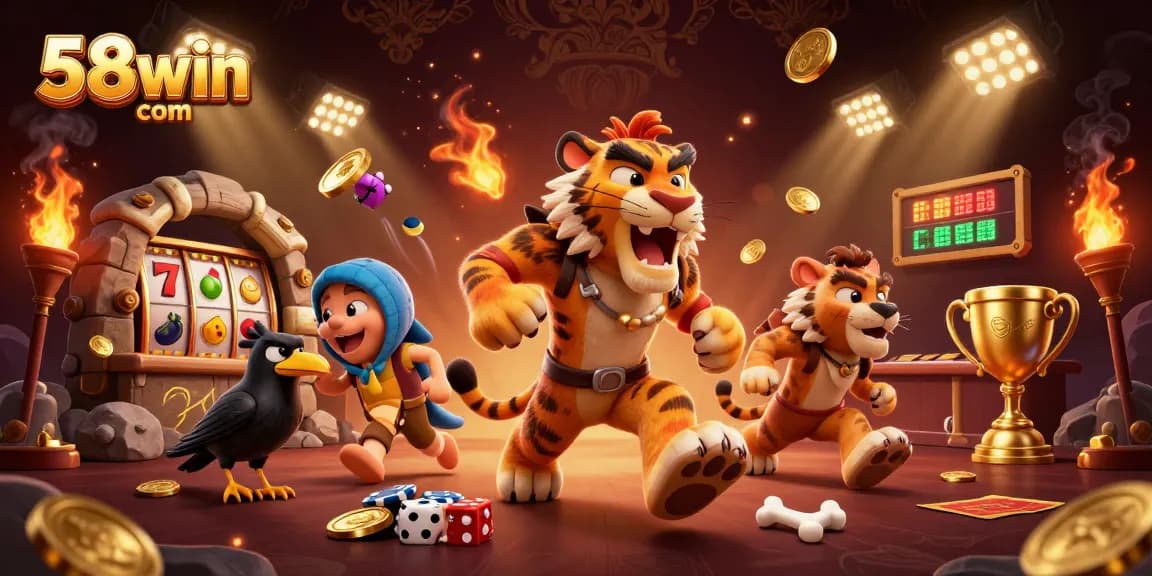Win big at 58win com with dynamic slot games and vibrant casino atmosphere