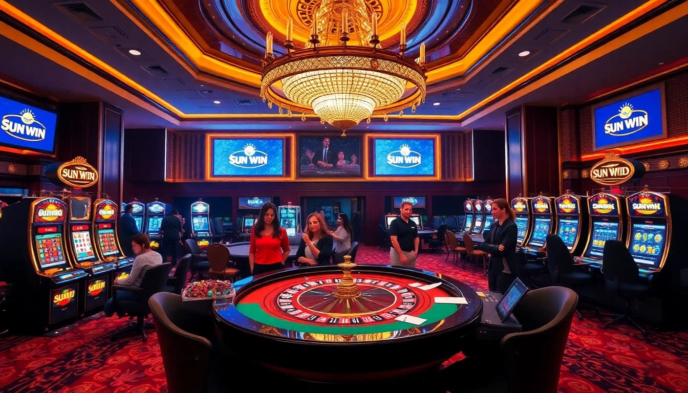 Experience the thrill of sun win at a luxury casino with exciting table games and vibrant atmosphere.