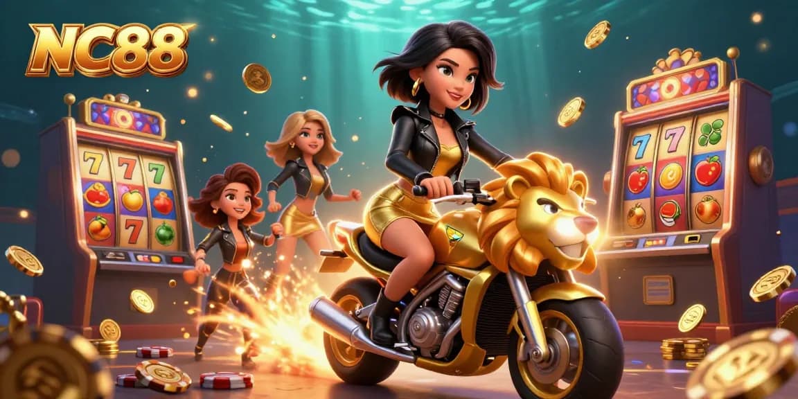 Spin the jackpot at NC88 with thrilling slots, golden coins, and an energetic Asian casino vibe.
