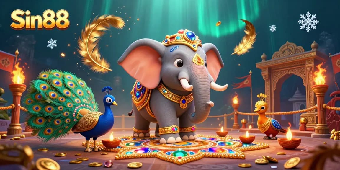 Experience excitement at Sin88's casino with vibrant themed characters and dynamic gaming elements.