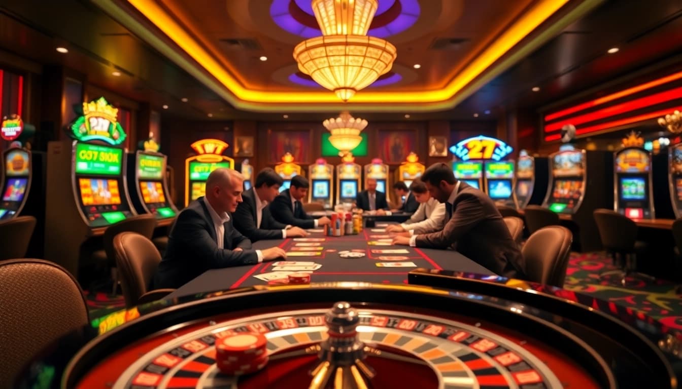 Experience the excitement of QQ88pro Vip at this luxury casino poker table.