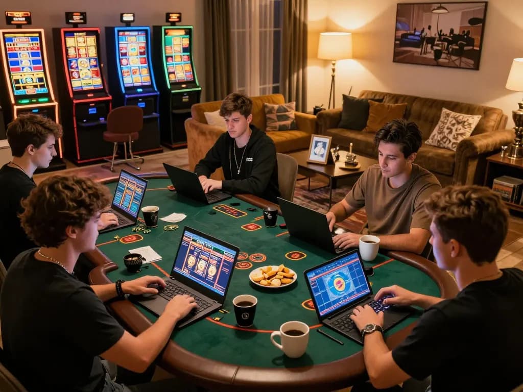 Players enjoying strategic games on 789win at home, showcasing a vibrant online casino experience