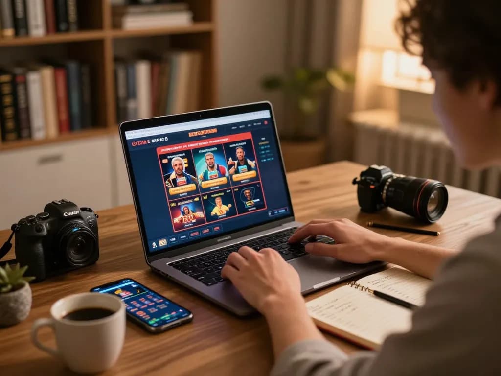 Engaged player exploring winning strategies on lucky88z online gaming platform.