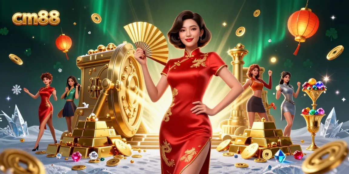 Engage with cm88's vibrant casino atmosphere filled with stunning visuals and golden treasures.