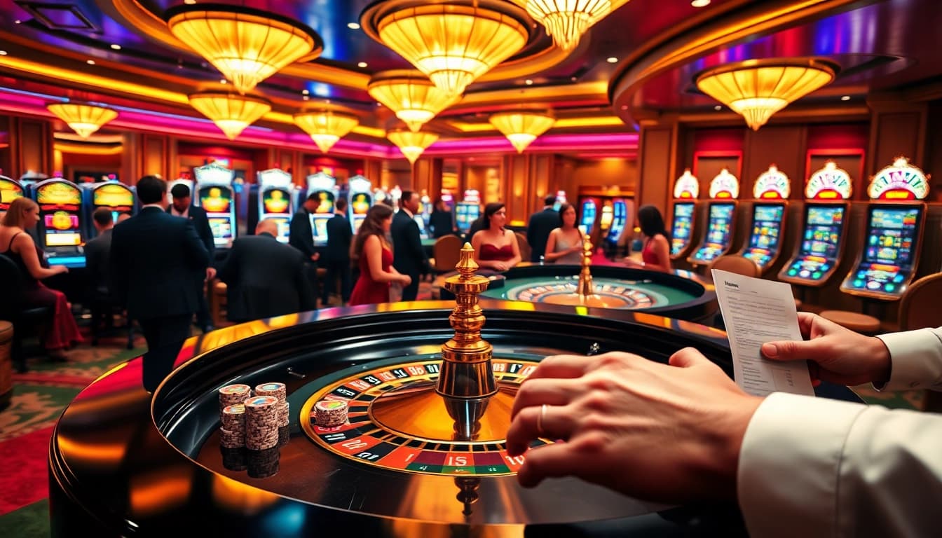 Engaged players at a luxurious casino table showcase the excitement of winning strategies with sunwin vibes.