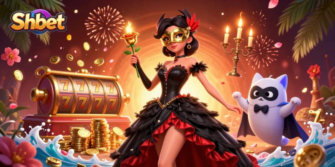 Experience the thrill of Shbet with captivating 3D characters and dynamic casino elements.