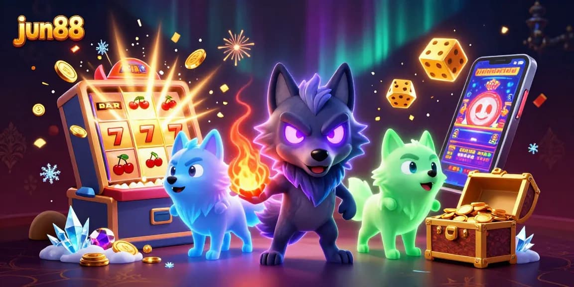 Experience thrilling gameplay at jun88 with ghostly wolves and jackpot excitement.