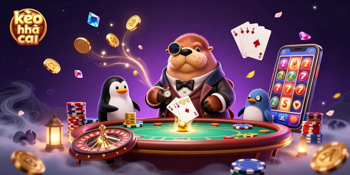 Engage with kèo nhà cái through an underwater poker scene filled with vibrant casino elements.