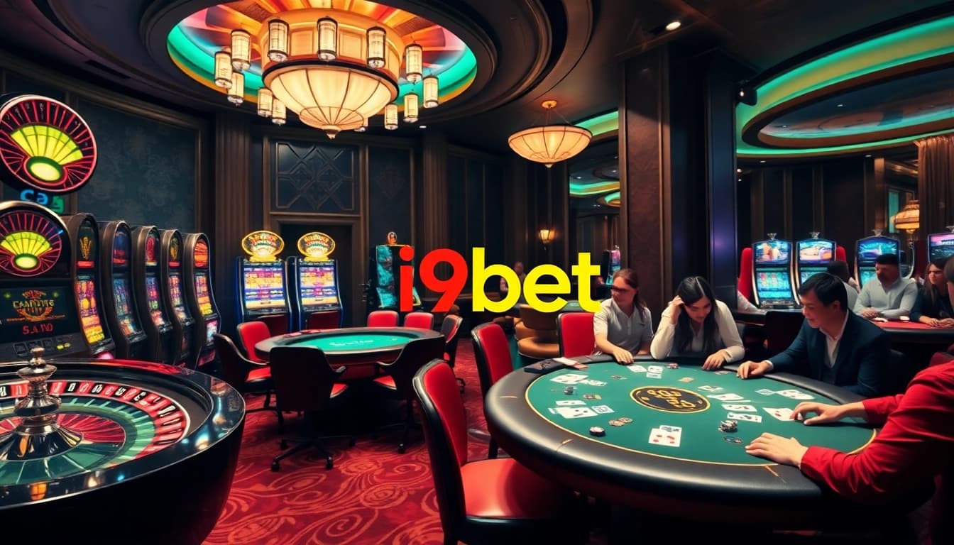 Experience excitement at i9bet with vibrant slot machines and engaging poker gameplay.