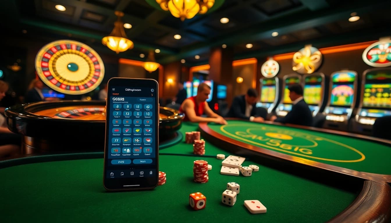 Experience the thrill of GG88 bet with players enjoying high-stakes poker and roulette.