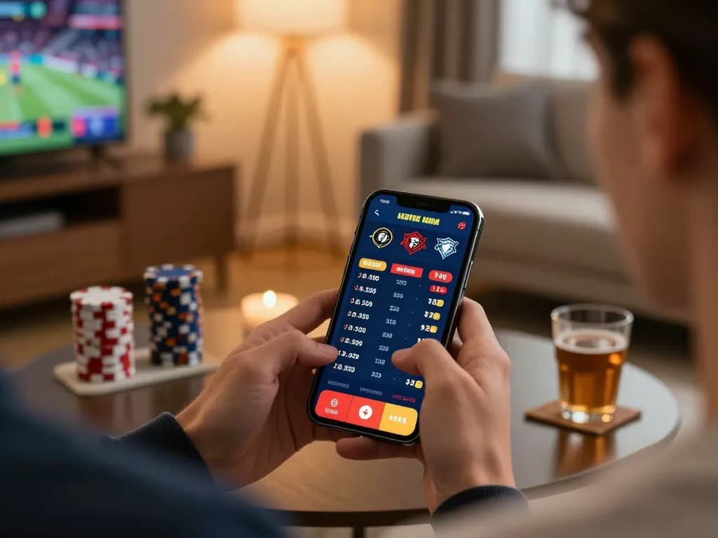 Engaging sports betting session on 33win mobile app, showcasing live odds and team logos.