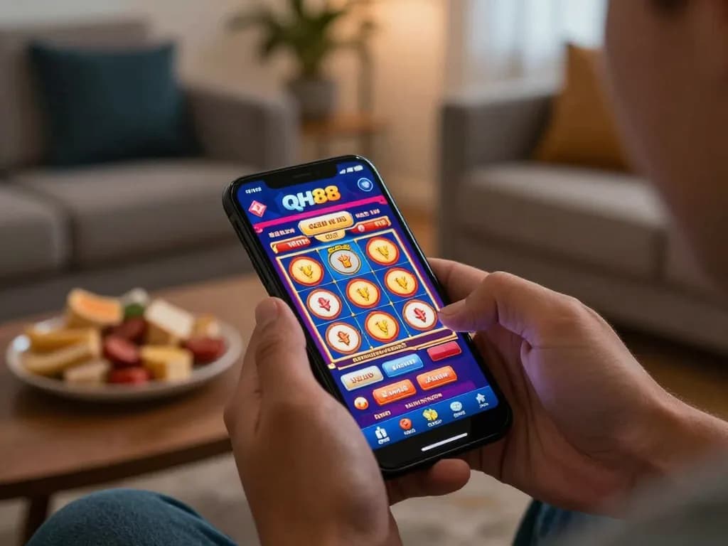 Experience thrilling moments on the qh88go mobile app while enjoying a casual gaming night at home