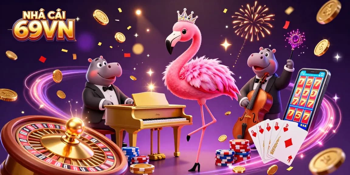 At NHÀ CÁI 69VN, enjoy vibrant gaming experiences with 3D characters and casino elements.