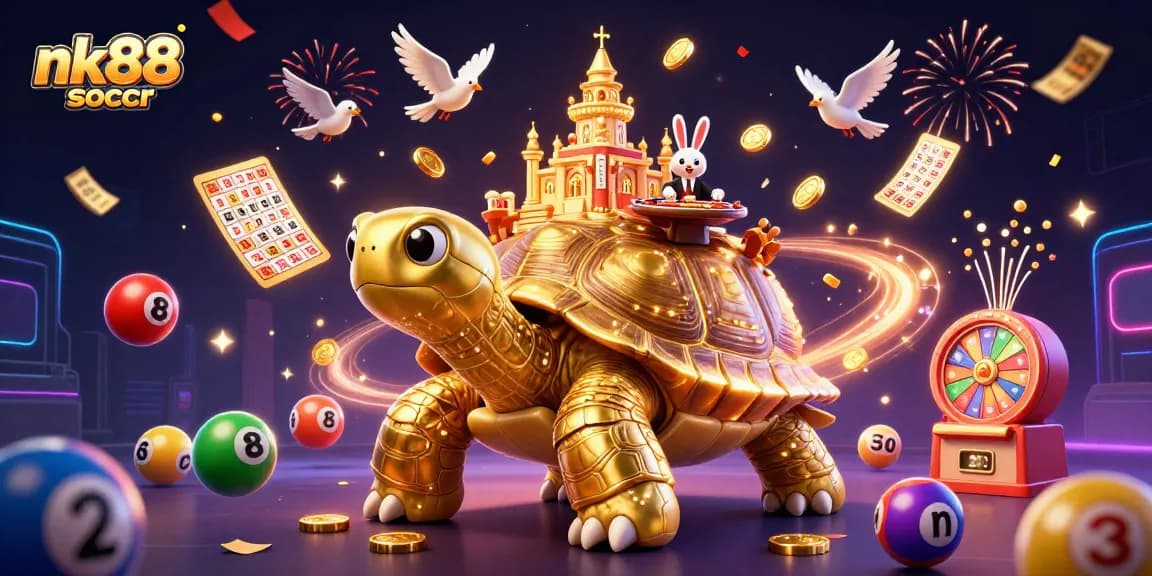 Experience exciting games at nk88 soccer with vibrant casino elements and festive atmosphere.