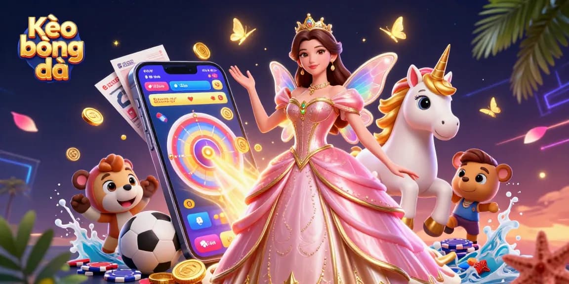 Kèo bóng đá creates thrilling betting experiences with dynamic betting slips, coins, and sports elements.