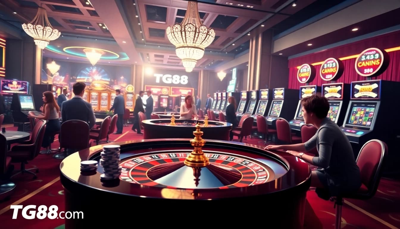 Experience thrilling games at tg88 com with vibrant casino visuals and engaging betting action.