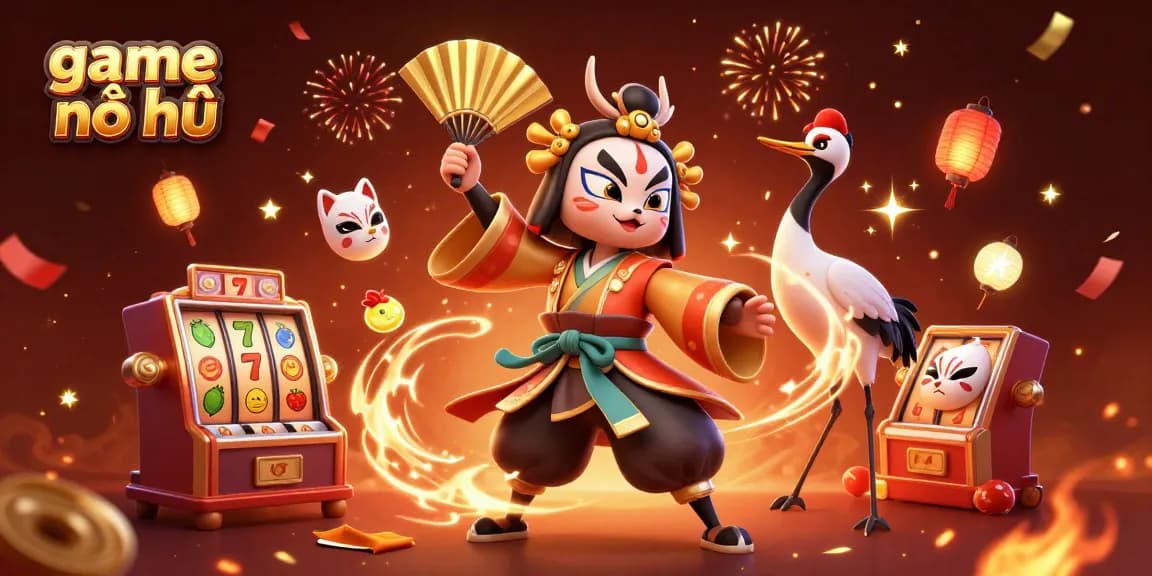 Spin and win in game nổ hũ with immersive slot visuals and vibrant celebrations.