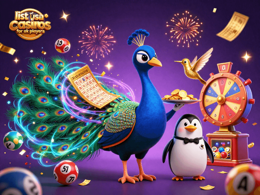 Experience the magic of the list of usa casinos for uk players with vibrant characters and game elements.