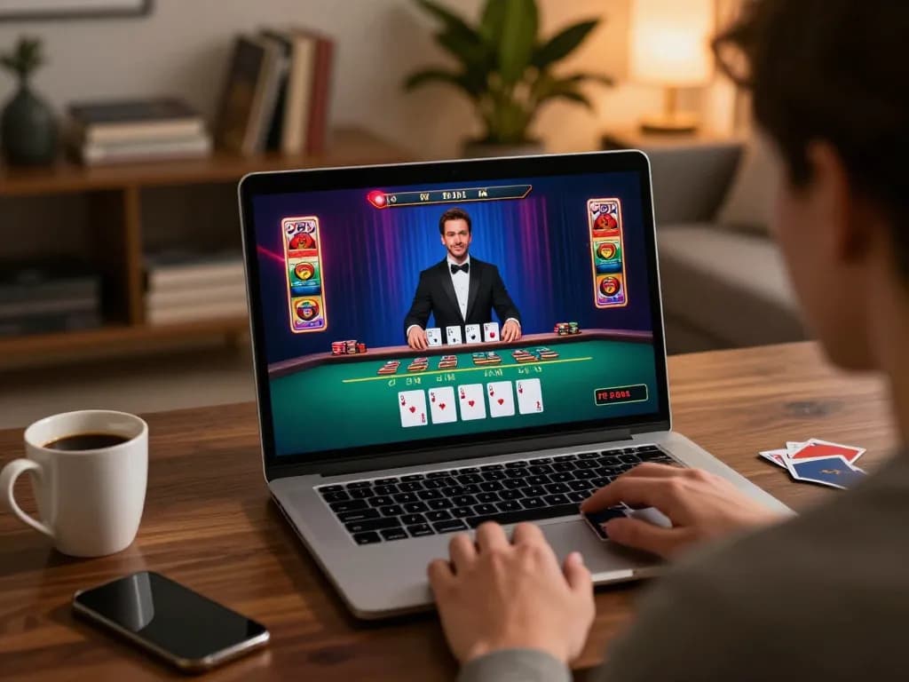 Experience thrilling blackjack gameplay at U888 while enjoying a cozy home atmosphere.