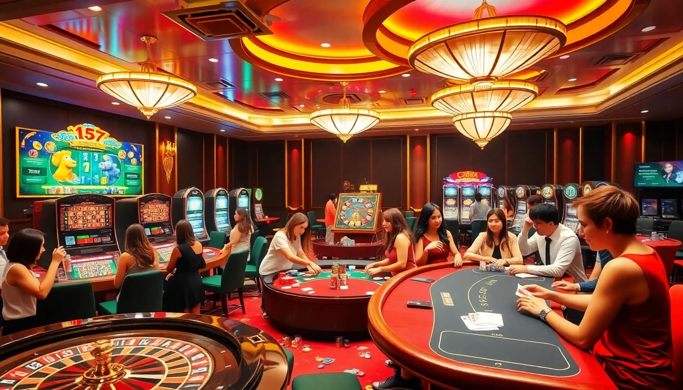 Experience thrilling games at https://lc88comm.com/ with vibrant roulette, slot machines, and engaged players.