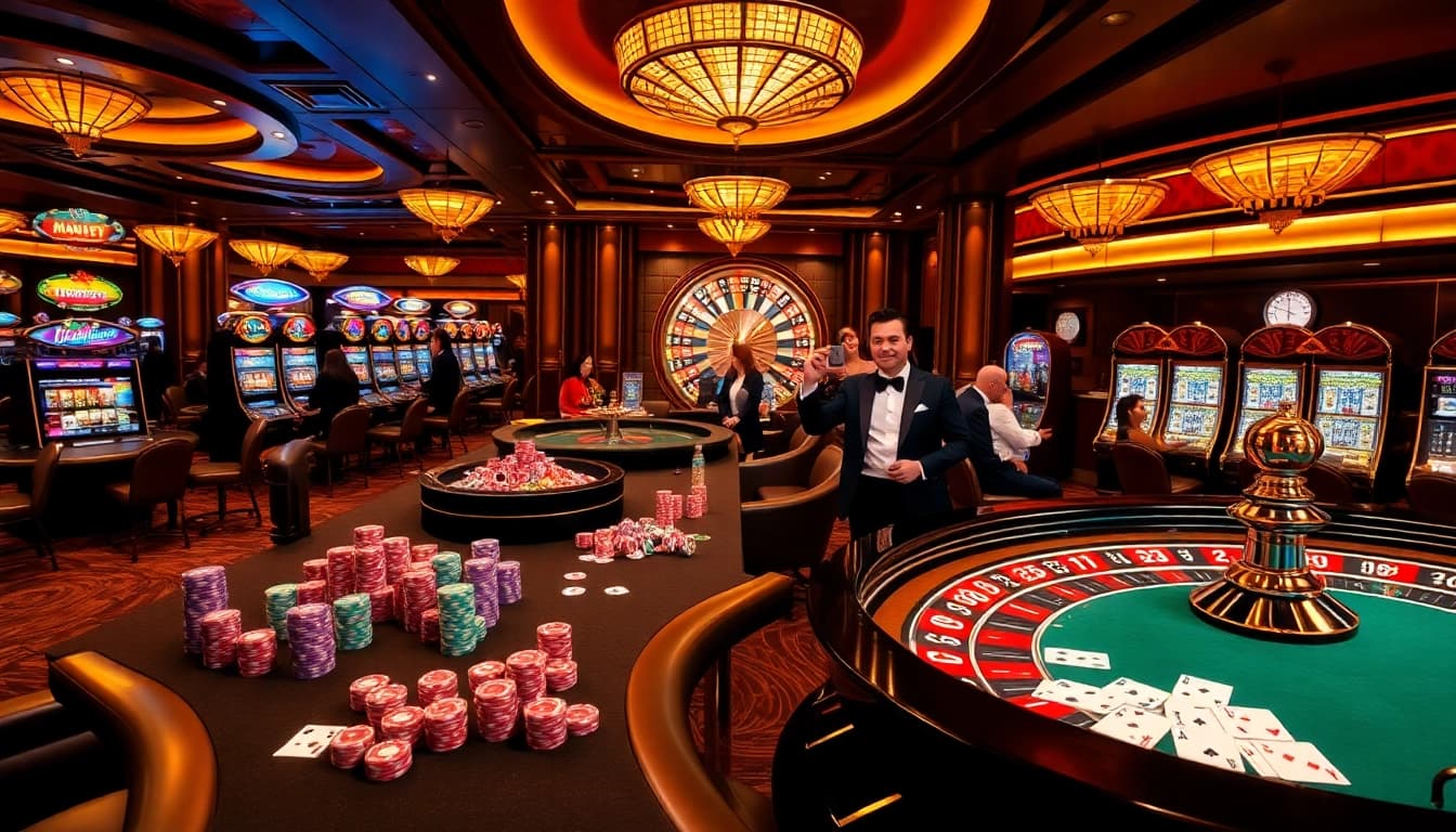 Play exciting games at gg88.video, showcasing poker chips and a vibrant roulette wheel.