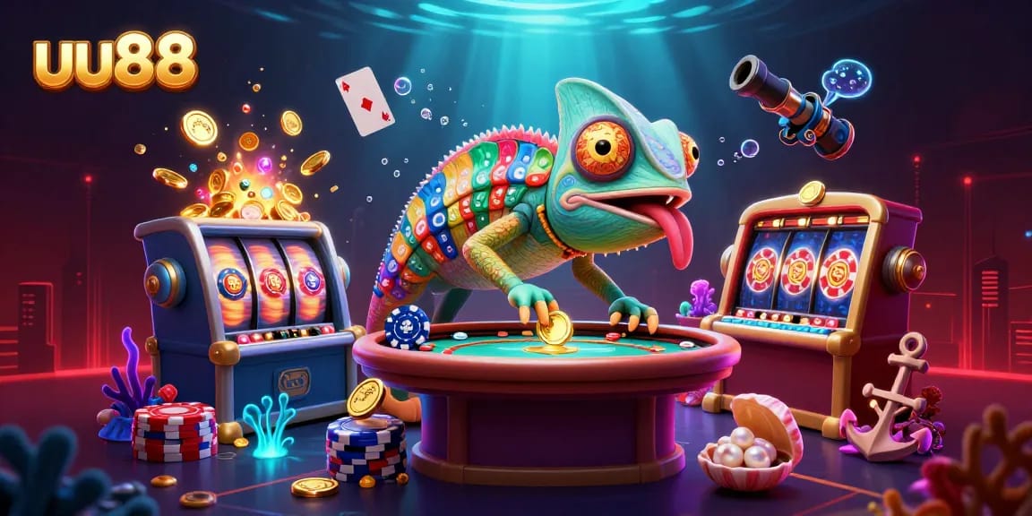 uu88 delivers thrilling casino excitement amid vibrant colors and dynamic gameplay in a rich scene