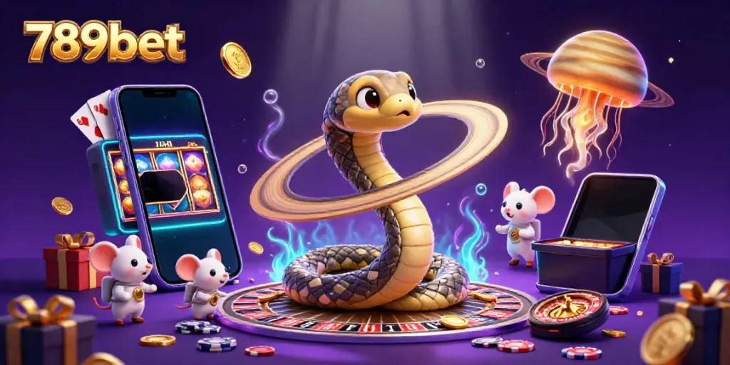 Experience thrilling bets with 789bet featuring cosmic characters and vibrant gaming elements.