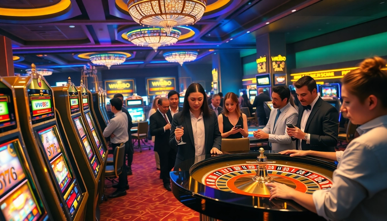 Experience the excitement of ww88 with players at a vibrant casino table.
