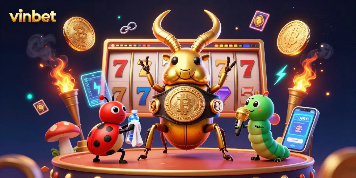 Experience the thrill of vinbet with dynamic gaming action featuring vibrant casino elements and characters.