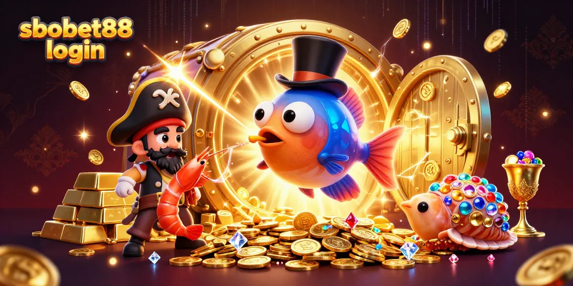Activate sbobet88 login to discover gaming excitement with a deep-sea anglerfish, shrimp pirate, and gem-filled snail.