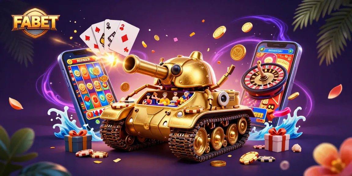 Experience the FABET adventure with a casino in a beetle tank, filled with excitement and luck.