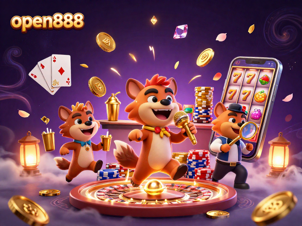 Experience laughter and excitement at open888 with a comedy casino featuring stand-up hyenas.