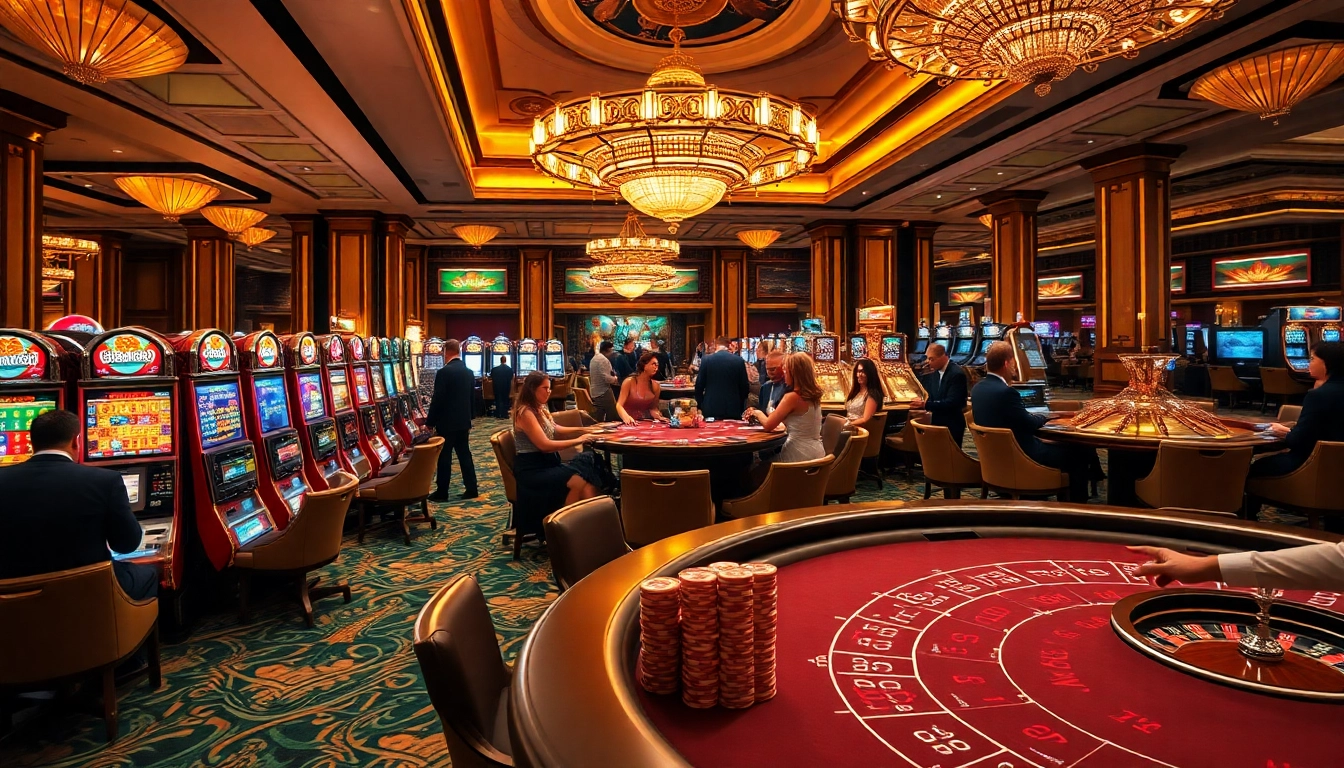 Experience the vibrant thrill of gambling at 888VI COM with players enjoying casino games.