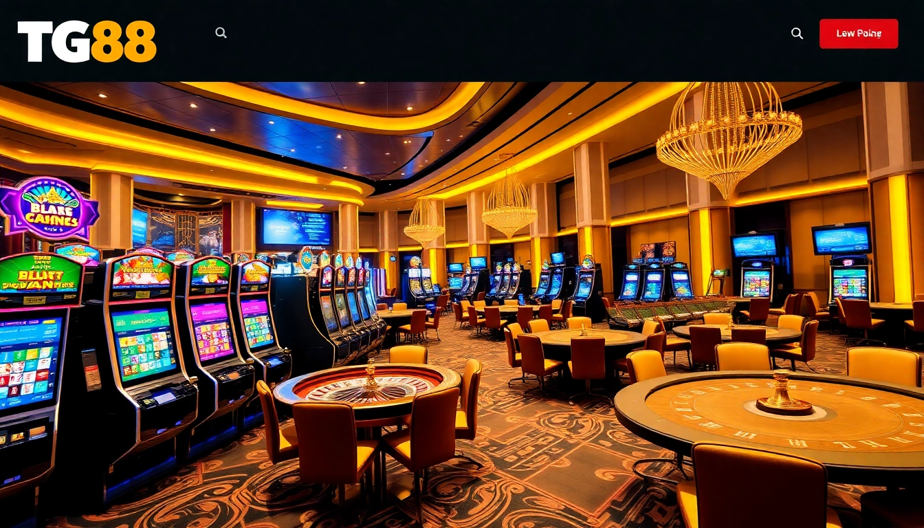 Experience the excitement of online gambling at trang chủ TG88 with vibrant casino games and thrilling atmosphere.