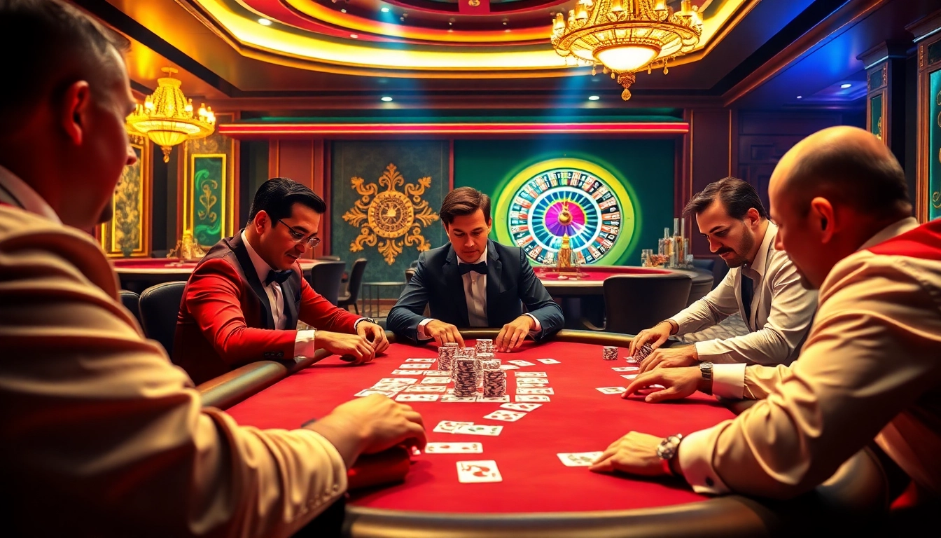 Experience the thrill of high-stakes poker gameplay at https://77bet.codes/ with vibrant chips and intense focus.