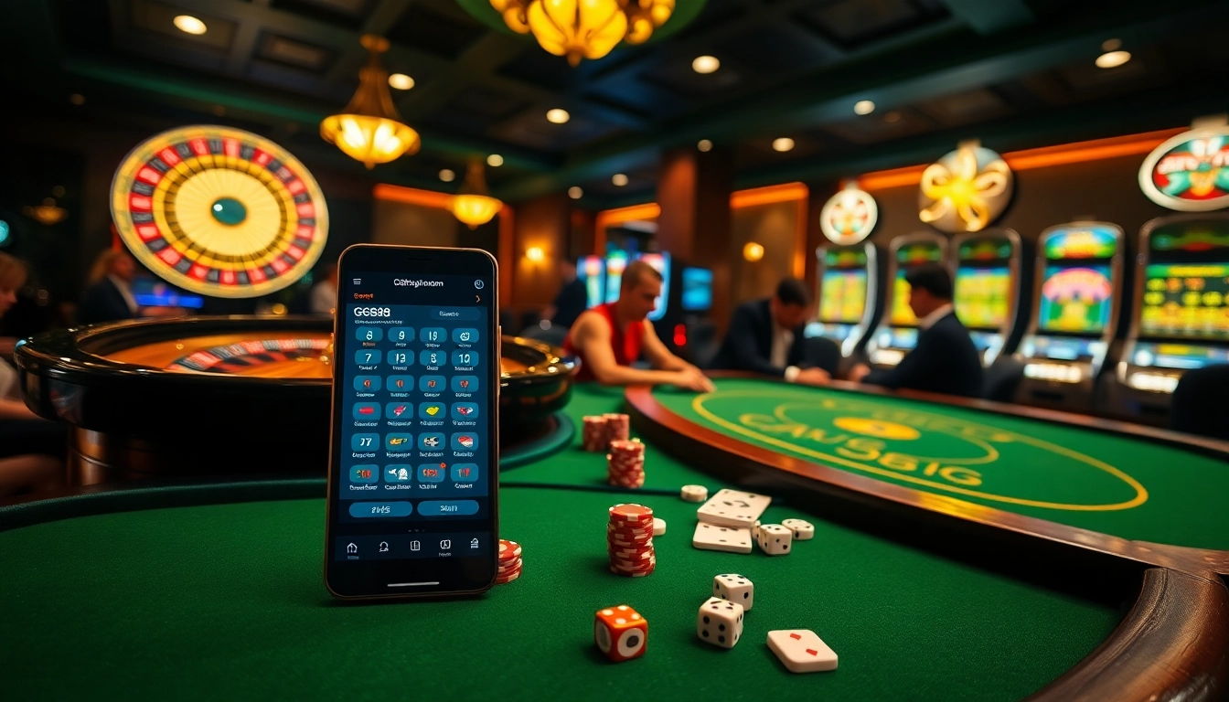 Experience the thrill of GG88 bet with players enjoying high-stakes poker and roulette.