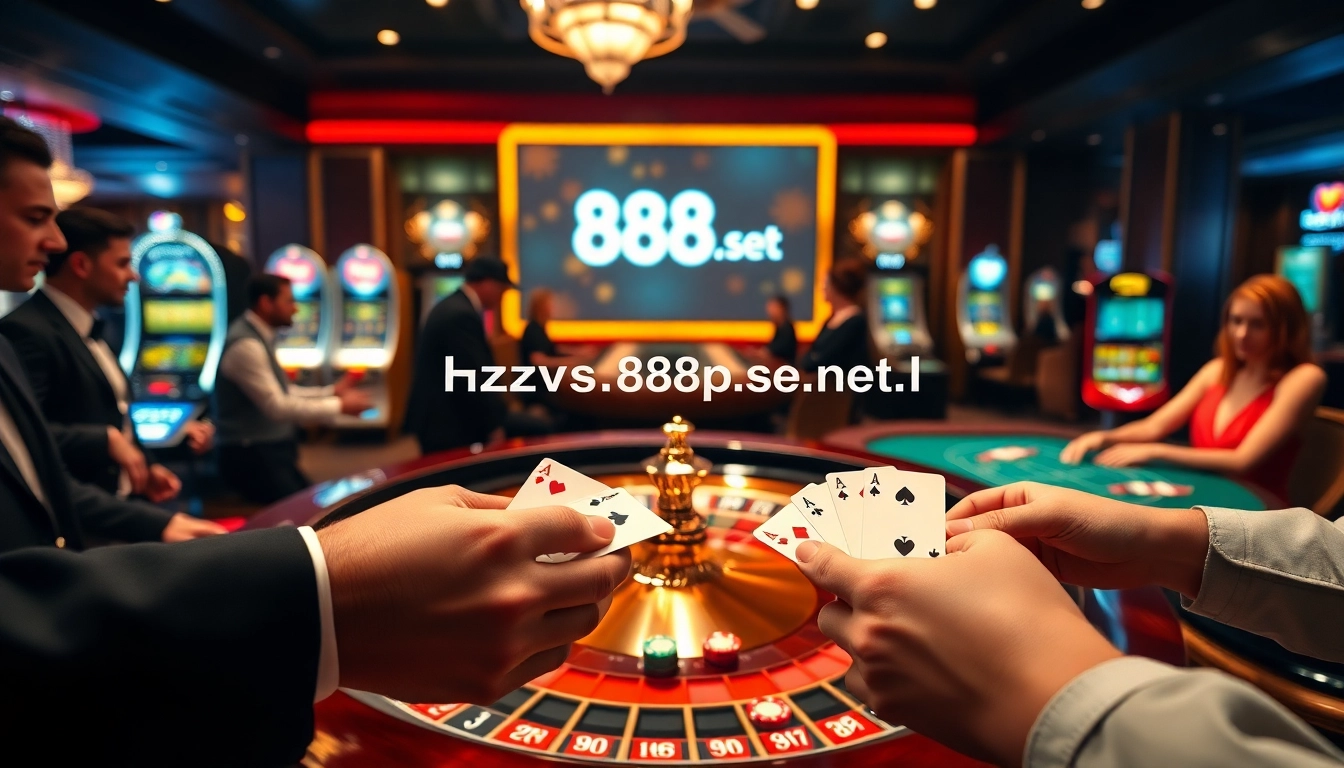 Join the excitement at https://888p.se.net/ with vibrant casino tables and players engaged in thrilling games.