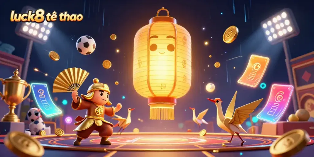 Engage in luck8 thể thao with dynamic sports elements and vibrant casino visuals.