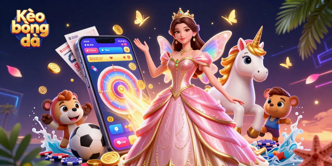 Kèo bóng đá creates thrilling betting experiences with dynamic betting slips, coins, and sports elements.