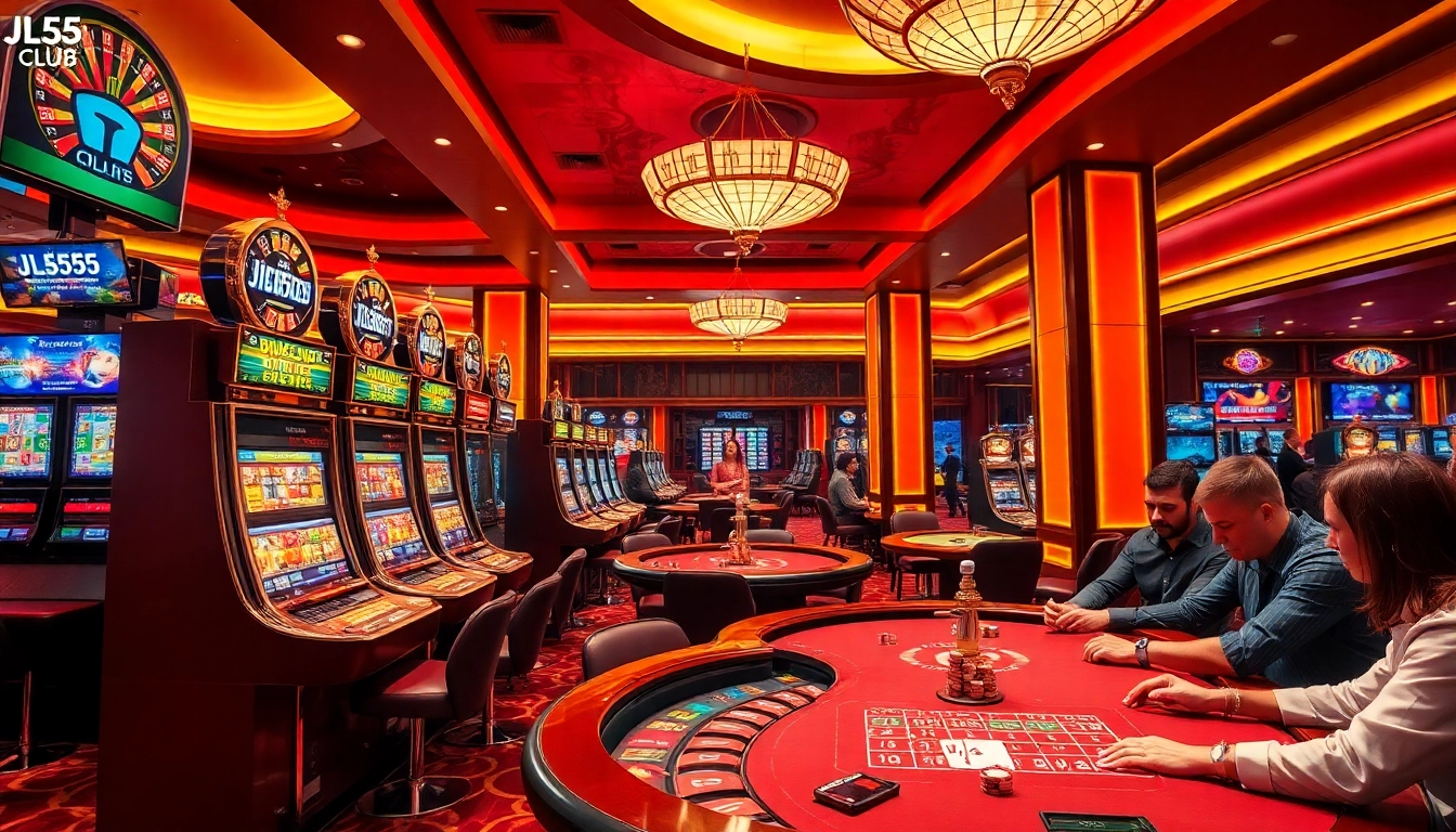 Experience the thrill of casino gaming at jl55 club with exciting slot machines and poker action.