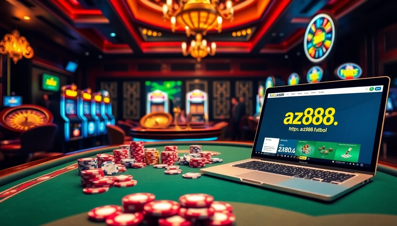 Experience thrilling gameplay at https://az888.futbol with poker chips and vivid casino action.